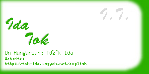 ida tok business card